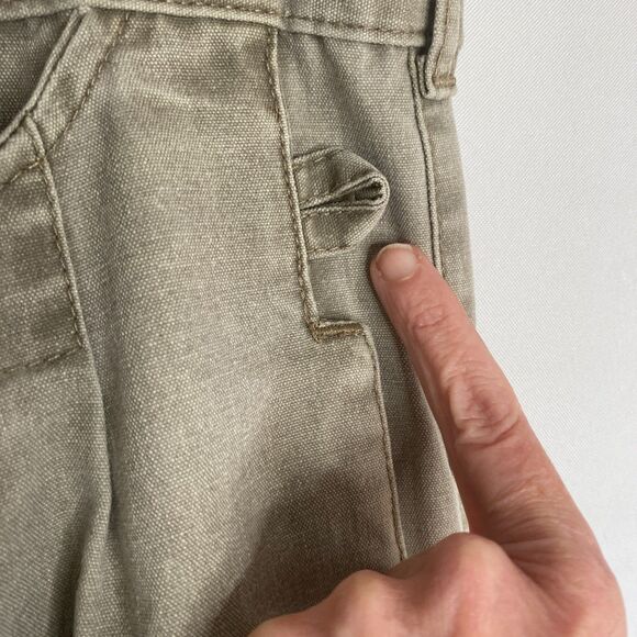 VTG Gitano Pants Gray Pleated Pocket Tapered 90s Skater Y2K Grunge Mens 34 - Picture 15 of 15